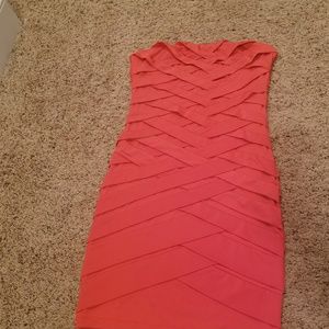 Textured mini dress small